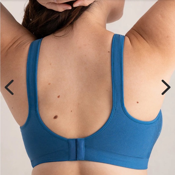 TRUEKIND | DAILY COMFORT WIRELESS SHAPER BRA | 3XL ATLANTIC BLUE - Picture 2 of 8